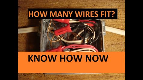 how many wires are allowed in a junction box|maximum wires in junction box.